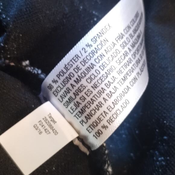 Xhilaration NWT Black & White Jacquard Fit + Flare Keyhole Back Dress XXL - Picture 11 of 16